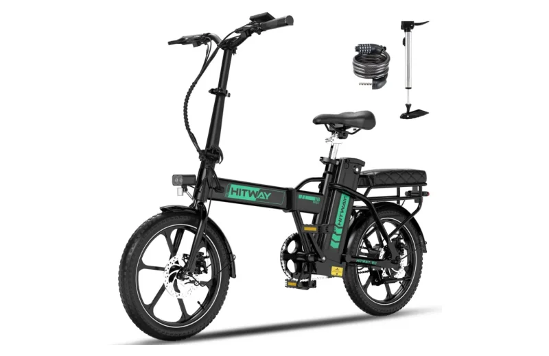 E-Bike Faltrad Klapprad 16 Zoll, faltbares Elektrofahrrad, 100 km, APP, BK5