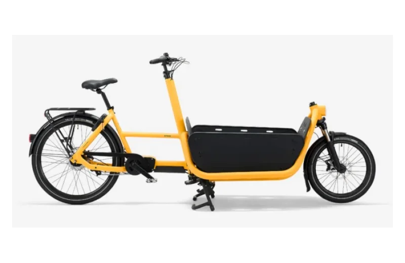 E-Lastenfahrrad Cargobike F900E Box gelb