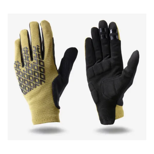 Fahrrad Handschuhe MTB Komfort 500 khaki