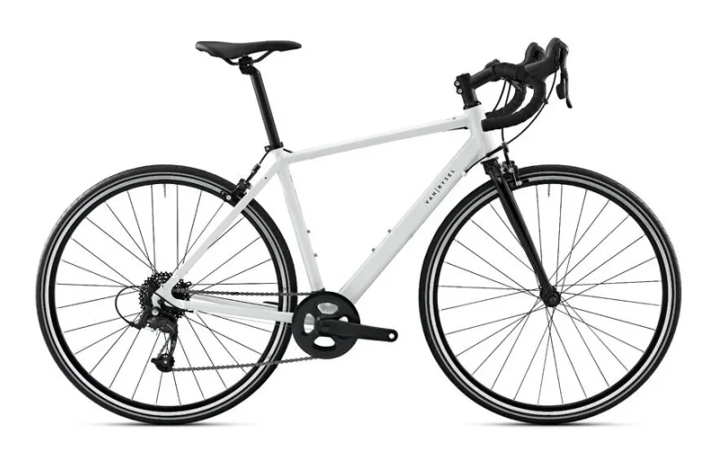Rennrad EDR Easy Van Rysel Aluminium BTWIN 8-fach-weiss