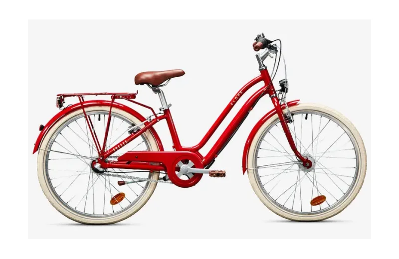 Kinderfahrrad 24 Zoll Elops 900 rot