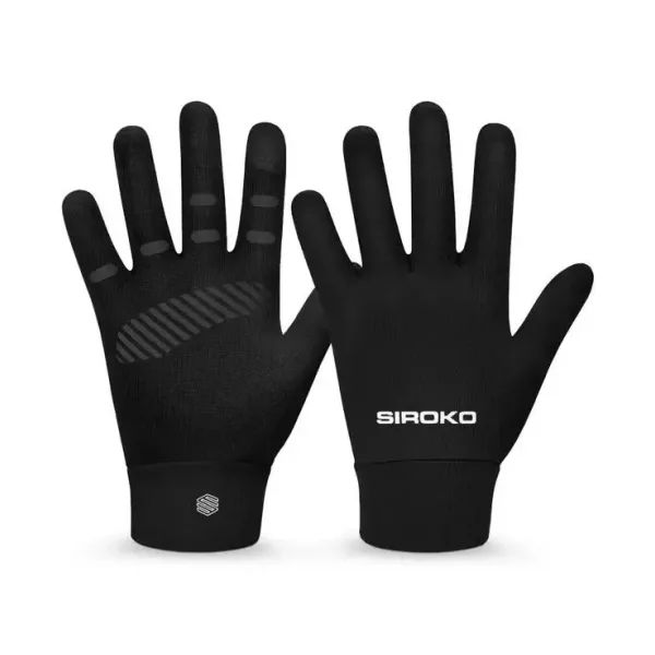 Kids Cycling ' mid season gloves K-Core Barspin Black Black
