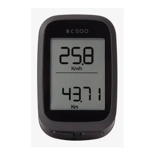 Fahrradcomputer Van Rysel BC 500 kabellos schwarz