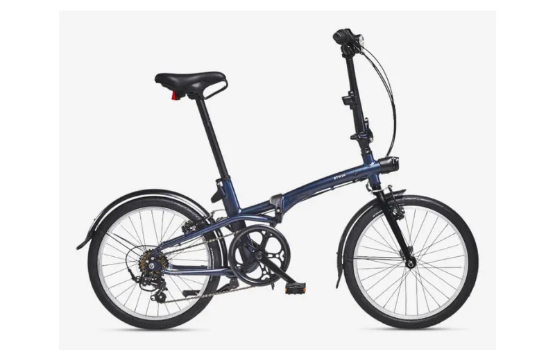 Faltrad Klapprad 20 Zoll Fold 500 dunkelblau