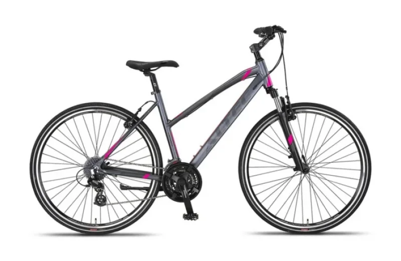 ALTEC Crossbike 28 Zoll Legarda Lady, grau-pink