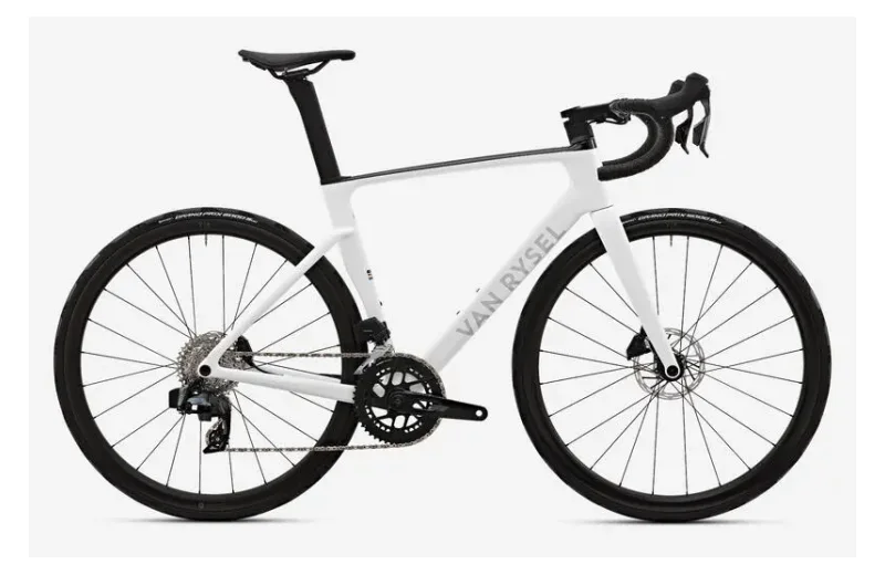 Rennrad Race RCR-R CF SRAM Rival AXS E1 2x12 Powermeter weiß