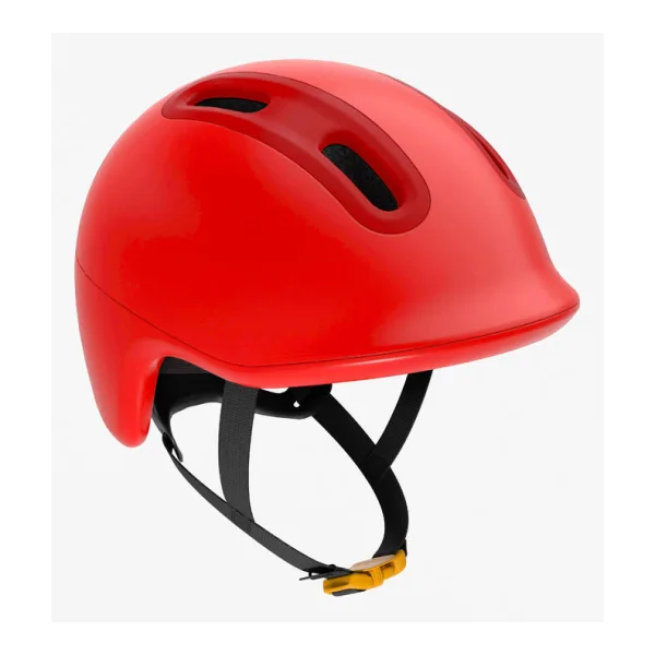 Fahrradhelm Play 500 47–55 cm Kinder rot