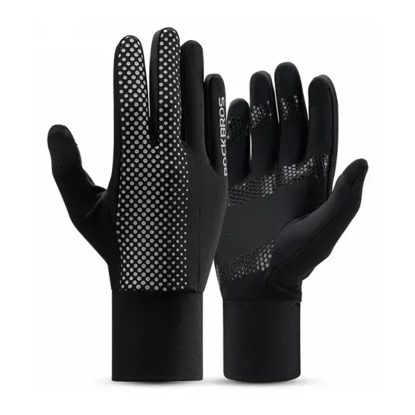 Paar Handschuhe Radsport vollfinger atmungsaktiv rutschfest