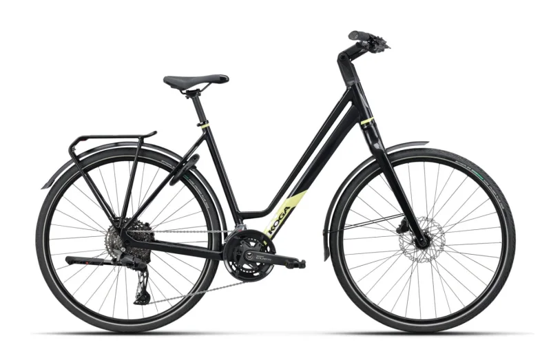 Koga F3 5.0 Rigid - 28 Zoll 22K Wave - Vulcan black gloss