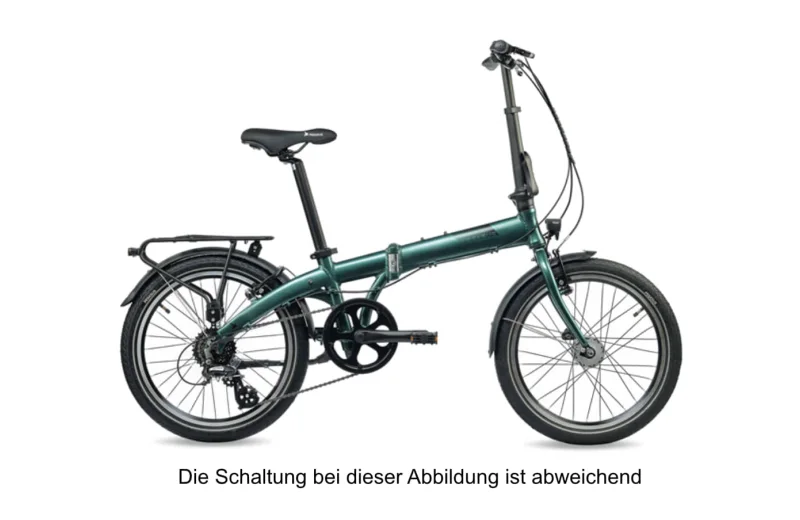 Pegasus P8A 20 - 20 Zoll 3N-RT Faltrad - grün/ schwarz