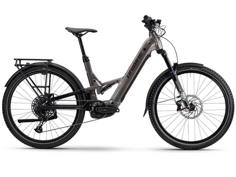 Haibike Adventr 10 Low | Trekking E-Bike | 27,5" | 800Wh Bosch CX | sand / schwarz Größe: 49 cm