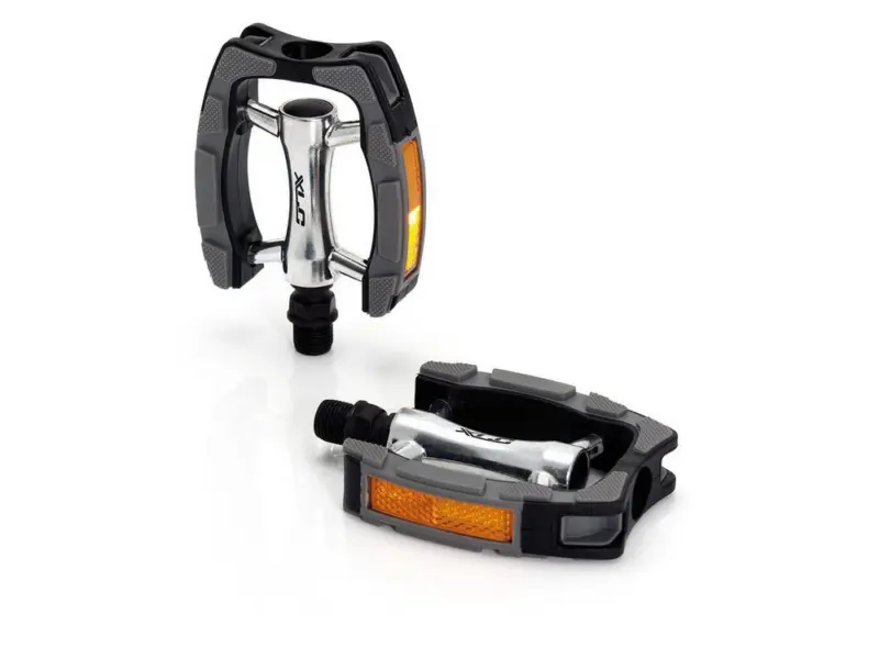 XLC City- / Comfort Pedal PD-C07 Plastic covered (black, silver, gray)