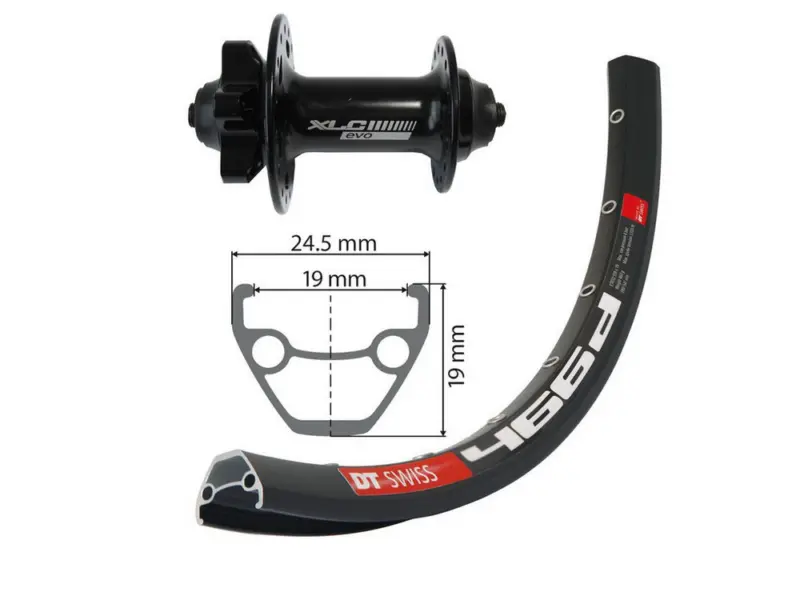 Bike Parts Vorderlaufrad (27,5" | XLC | 6-Loch | SSP)