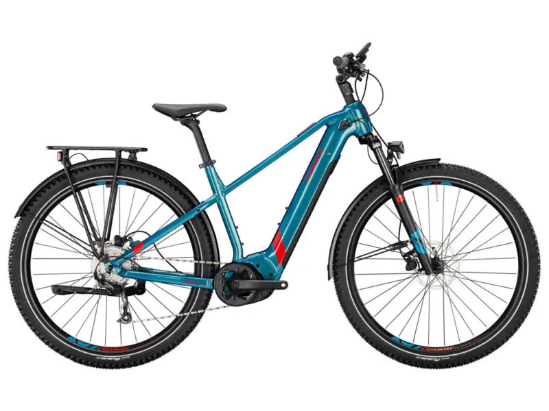 Conway Cairon C 2.0 High | Trekking E-Bike | 27.5" | 625Wh | Bosch CX | darkpetrol metallic / red Größe: 41 cm