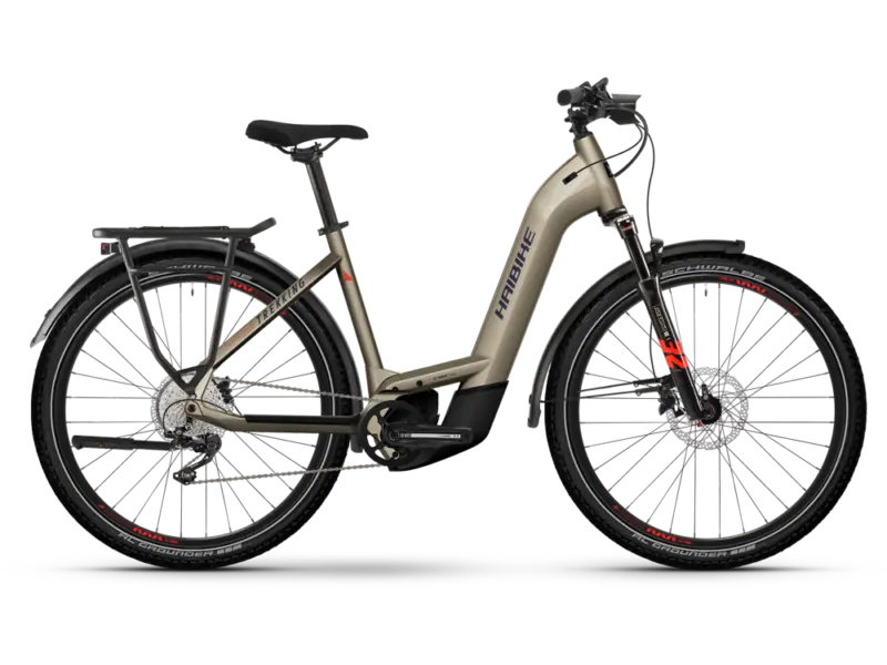 Haibike Trekking 8 Low | Trekking E-Bike | 27,5" | 750Wh Bosch CX | sand Größe: 46 cm