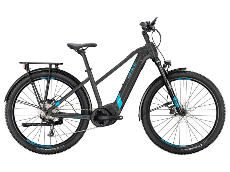 Conway Cairon C 2.0 Mid | Trekking E-Bike | 29" | 625Wh | Bosch CX | black metallic matt / turquoise metallic Größe: 53 cm