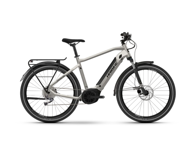 Haibike Trekking 3 High | Trekking E-Bike | 27,5" | 500Wh Bosch | warm grau / schwarz Größe: 60 cm