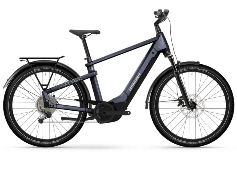 Winora Yakun X10E High | Trekking E-Bike | 27,5" | 600Wh Bosch CX | night purple Größe: 44 cm