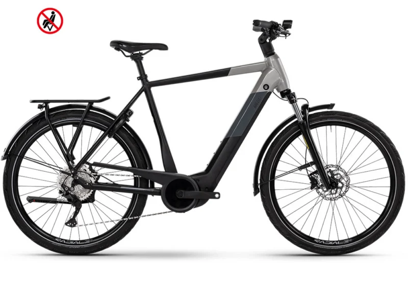 Green’s Richmond F625N High | Trekking E-Bike | 27,5" | 625Wh Bosch CX | light grey matt Größe: 49 cm