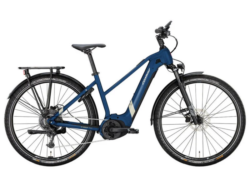 Conway Cairon T 2.0 625 Mid | Trekking E-Bike | 28" | 625Wh | Bosch | blue metallic / desert matt Größe: 50 cm