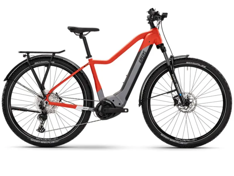 Green’s Corwen F750N High | Trekking E-Bike | 29" | 750Wh Bosch CX | signal red matt Größe: 46 cm