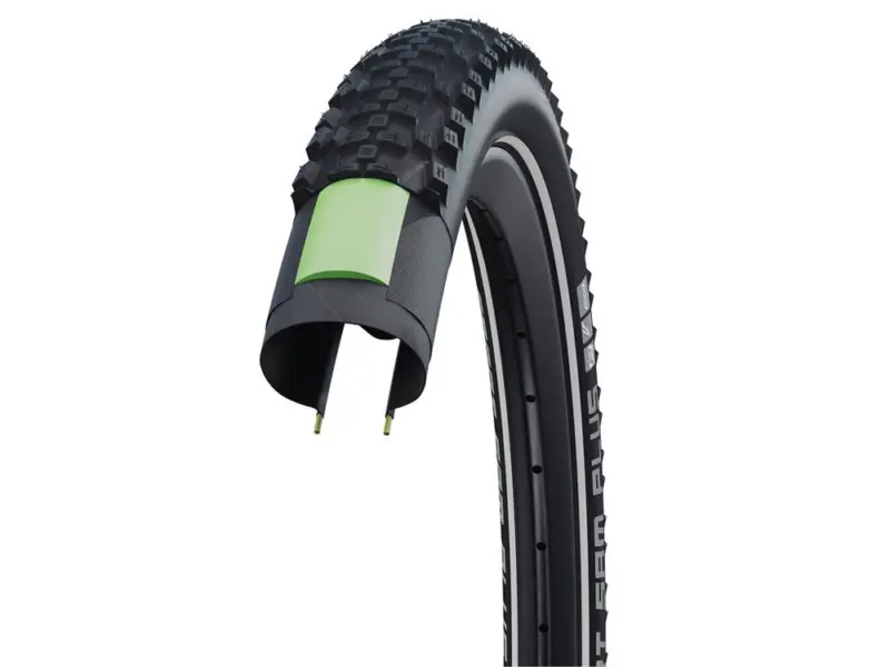 Schwalbe Smart Sam Plus HS624 Fahrradreifen (28" | 1,60" | 42-622 | PeL | DD | GG | Addix | E-25 | schwarz)