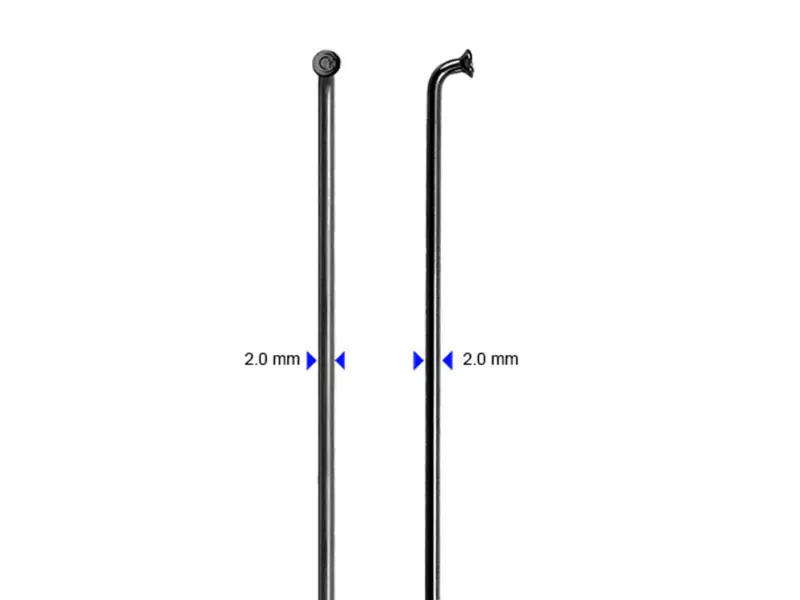 Messingschlager M28357802 Speichen (282 x Ø 2.0mm | schwarz)