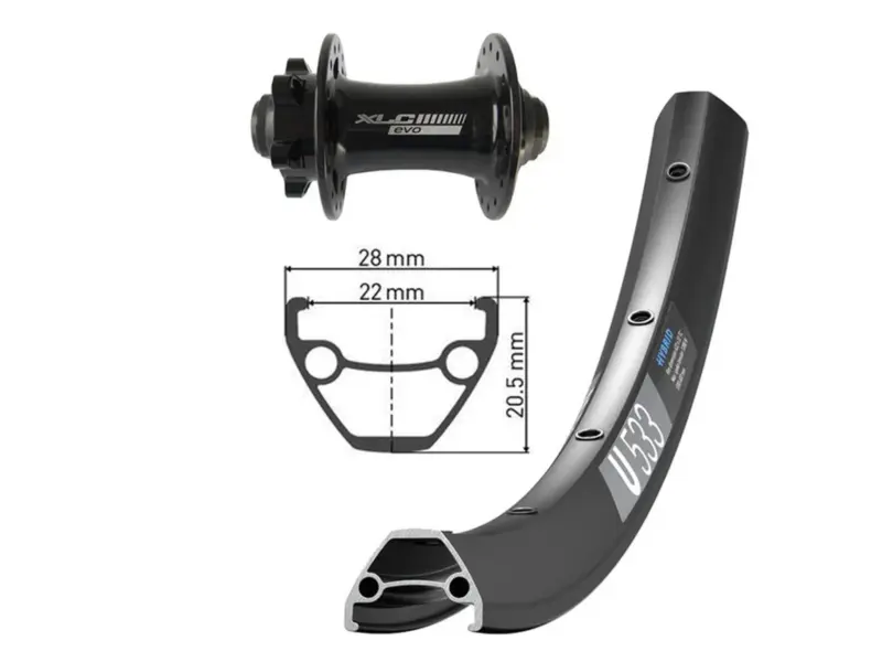 Bike Parts Vorderlaufrad (29" | 6-Loch | TA15)