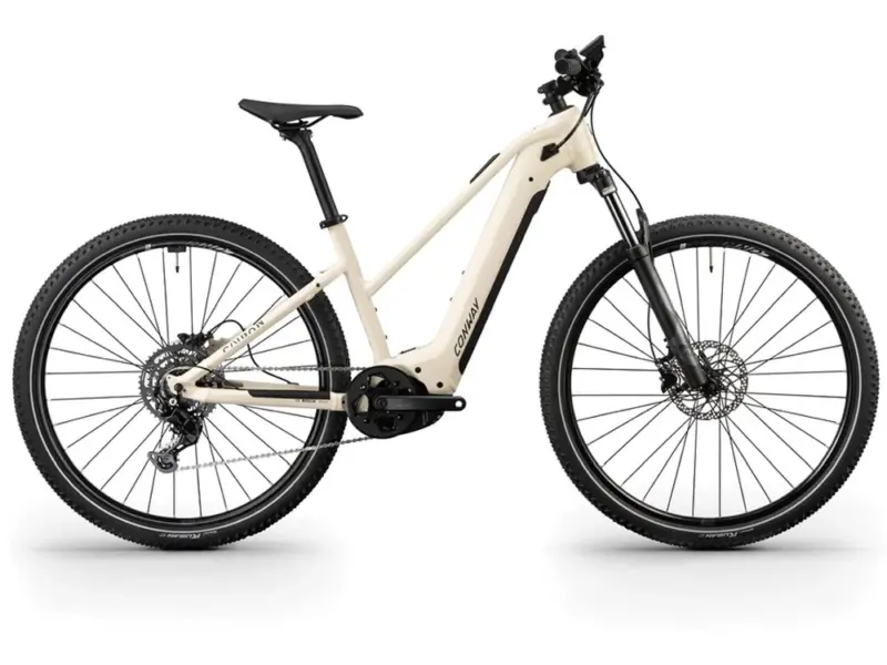 Conway Cairon S 1.0 Mid| E-Mountainbike | 27" | 625Wh | Bosch CX | ivory matt / black matt Größe: 49 cm