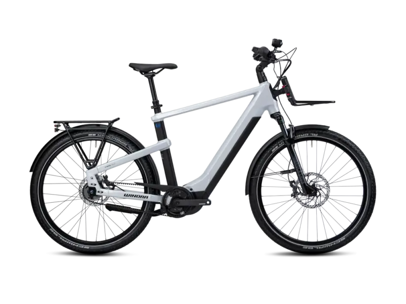 Winora Yakun R5 Pro High | Trekking E-Bike | 27,5" | 750Wh Bosch CX | eisweiß Größe: 50 cm