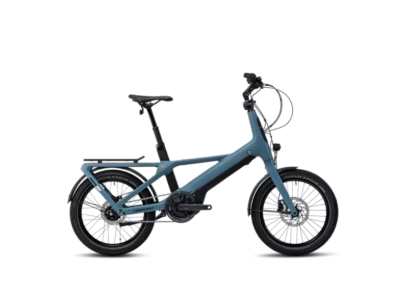 Winora radius Low | City E-Bike | 20" | 500Wh Bosch | graublau Größe: 40 cm