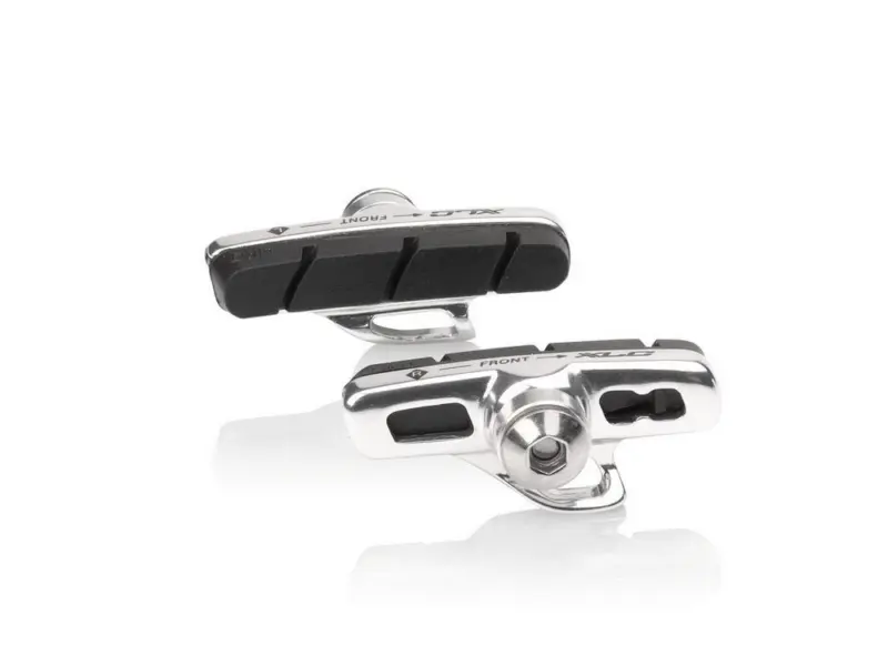 XLC BS-R07 Cartridge Road Bremsschuhe (4er Set | 50mm | schwarz / silber)