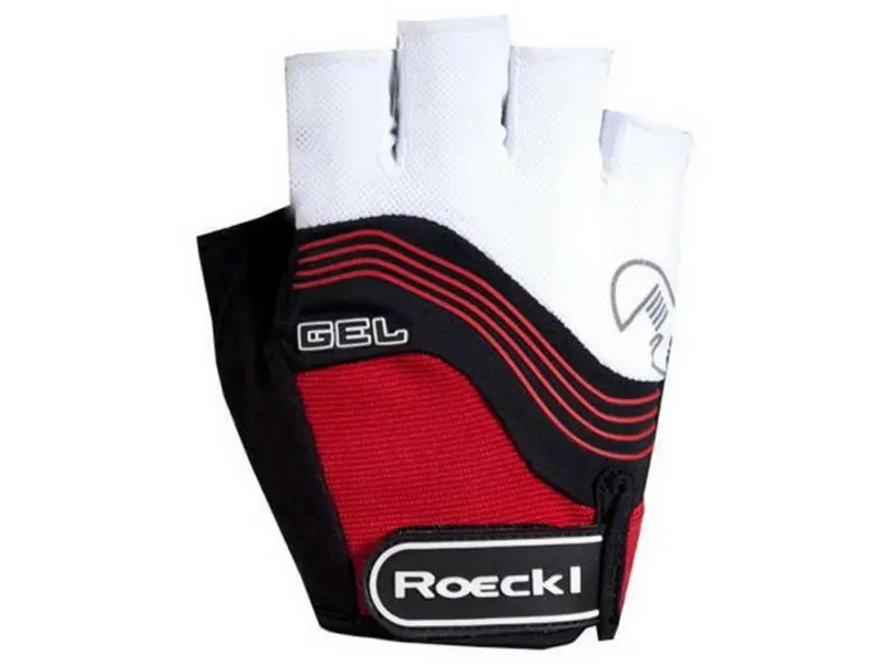 Roeckl Imajo Fahrradhandschuhe (weiß / rot) Größe:6.5