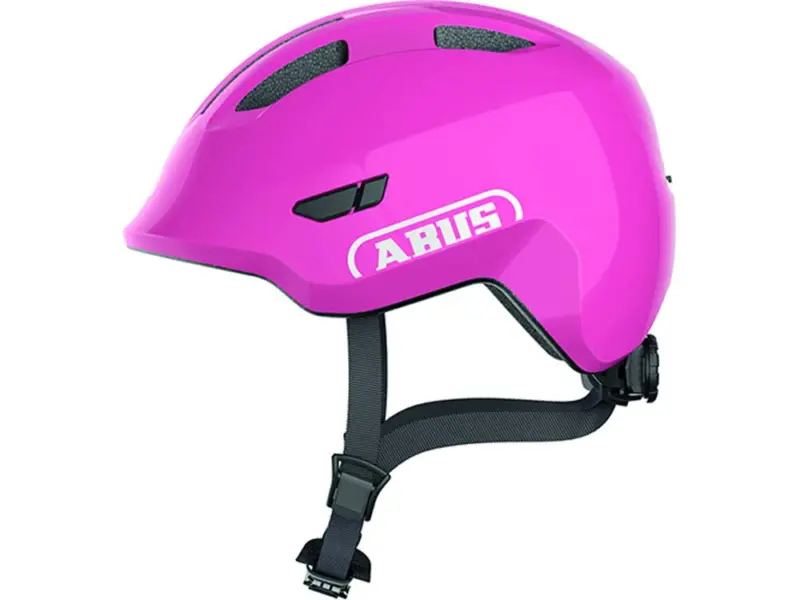 Abus Smiley 3.0 Fahrradhelm Kinder (shiny pink) Größe:M