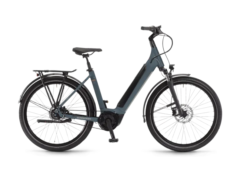 Winora Sinus R8E Low | City E-Bike | 27,5" | 500Wh Bosch | Rücktritt | graublau Größe: 54 cm