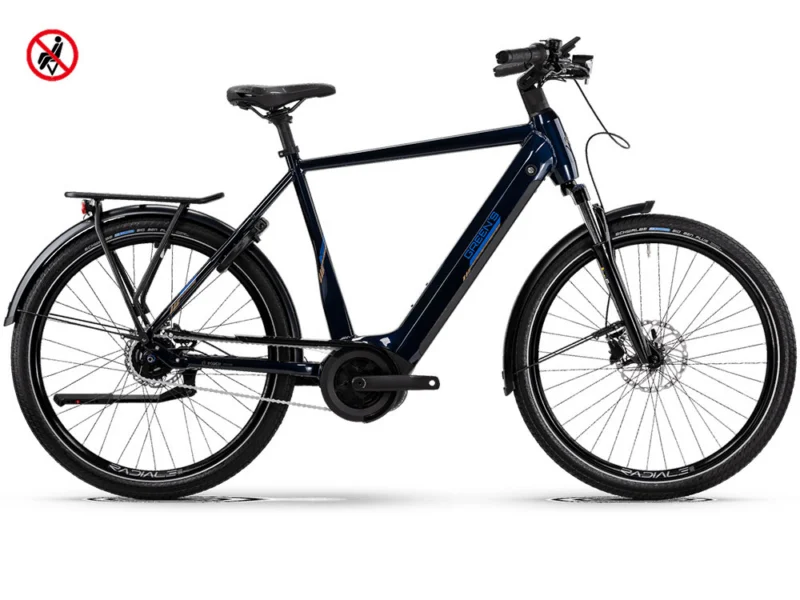 Green’s Bromley R750 High | Trekking E-Bike | 27,5" | 750Wh Bosch | Rücktritt | blue black Größe: 53 cm