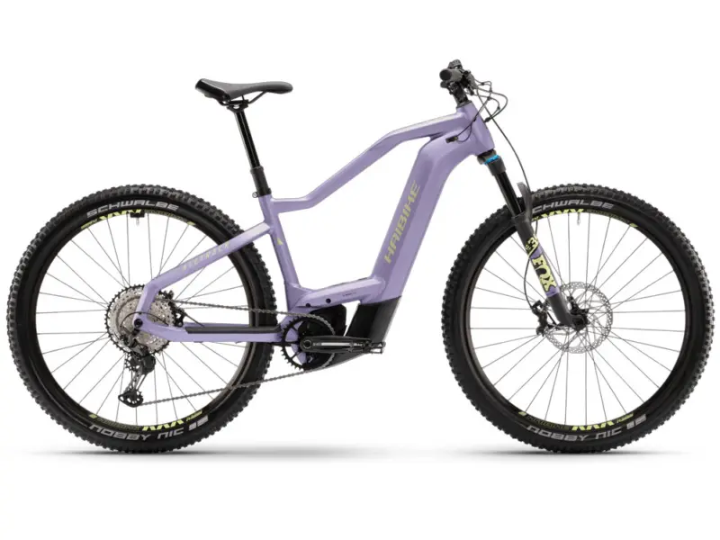 Haibike AllTrack 11 | E-Mountainbike | 29" | 750Wh Bosch CX | royal viola / gelb Größe: 44 cm