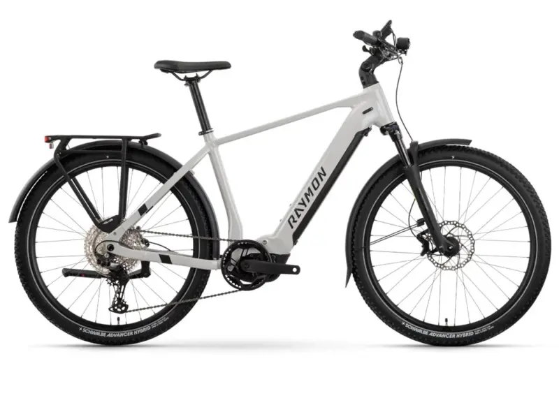 Raymon Tourray Pro High | Trekking E-Bike | 27.5" | 800Wh Yamaha PW-S | storm / black / kobalt Größe: 49 cm