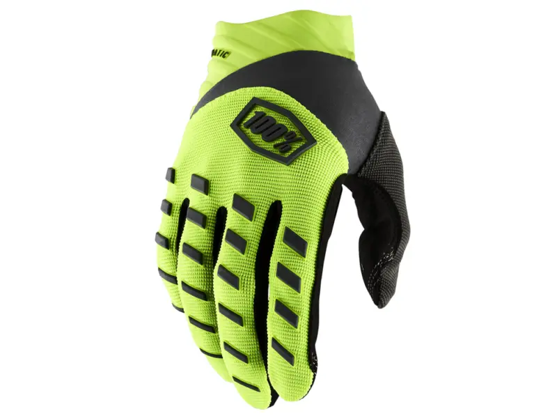 100% Airmatic Fahrradhandschuhe Jugendliche (gelb) Größe:L