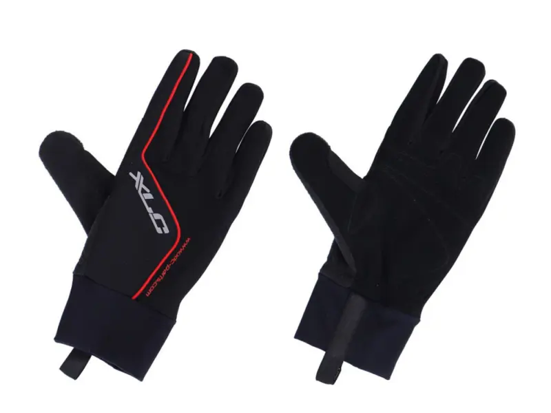 XLC Langfingerhandschuh Winter (schwarz / rot) Größe:XS