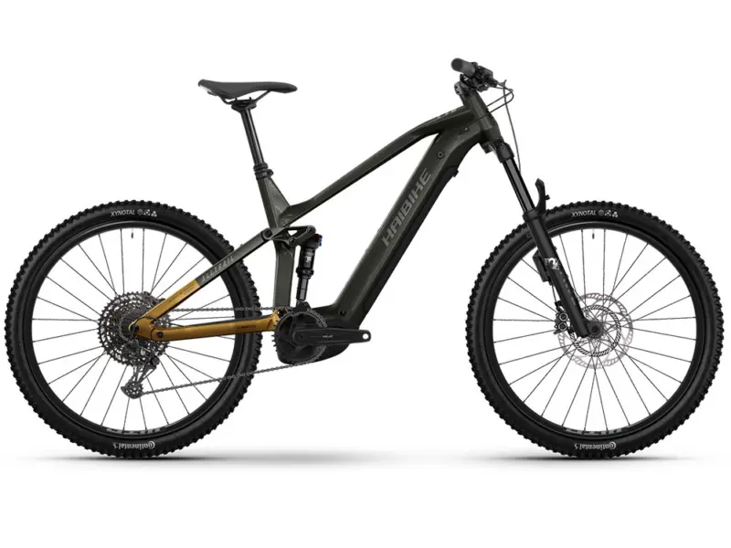 Haibike AllTrail 10.5 ABS High | E-MTB Fully | 29" | 800Wh Bosch CX | schwarz / ninja gold / grau Größe: 47 cm