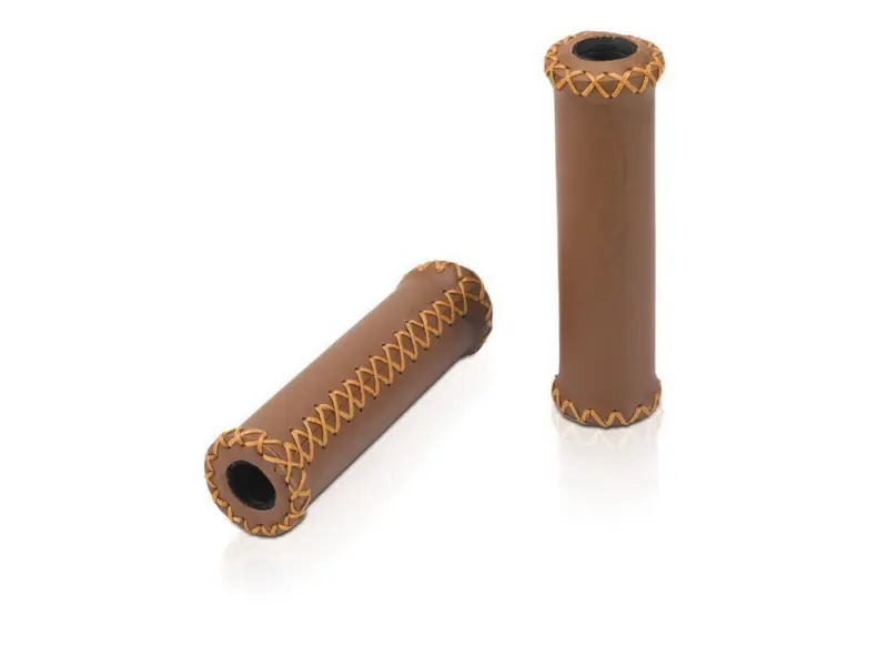 XLC GR-G17 Fahrradgriffe (128mm | Leder / braun)
