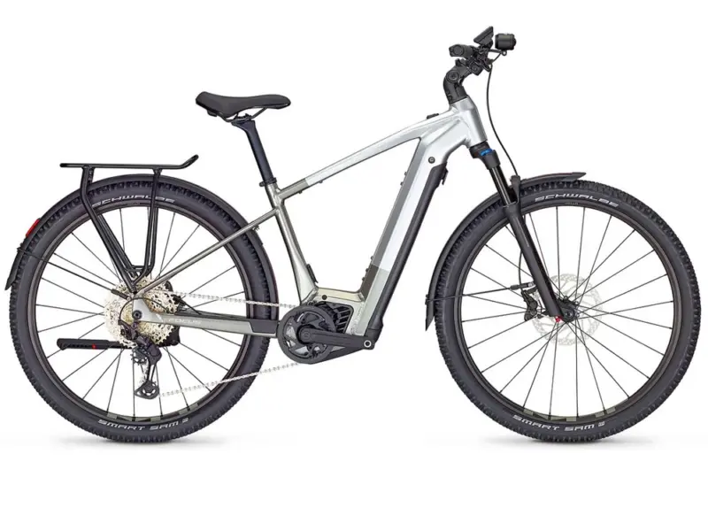 Focus Aventura² 6.9 High | Trekking E-Bike | 29" | 625Wh Bosch CX | nepalsilver glossy / steelgrey glossy Größe: 40 cm