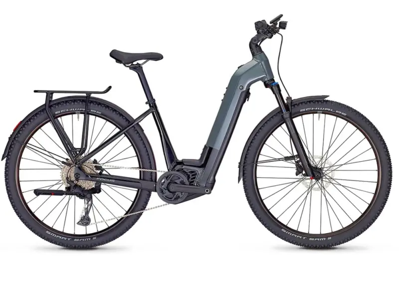 Focus Aventura² 6.8 Wave Trekking E-Bike (29" | 625Wh | schiefergrau glänzend / magicblack glänzend) Größe: 40 cm