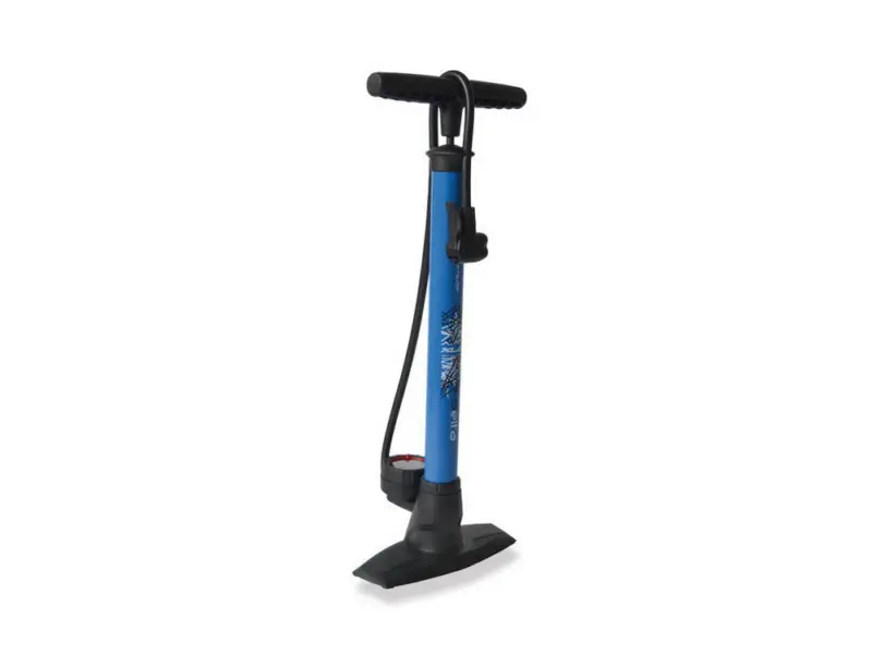 XLC PU-S04 Delta Standpumpe (11 bar | mit Dualkopf | blau)