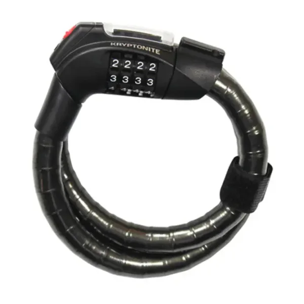 Kryptonite KryptoFlex 2080 ComboArmored Spiral Cable Lock (80cm | black)