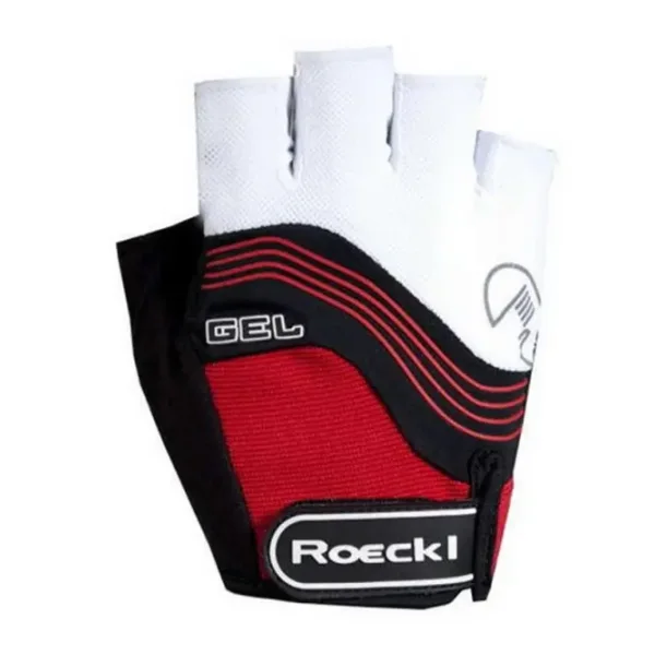 Roeckl Imajo Fahrradhandschuhe (weiß / rot) Größe:6.5