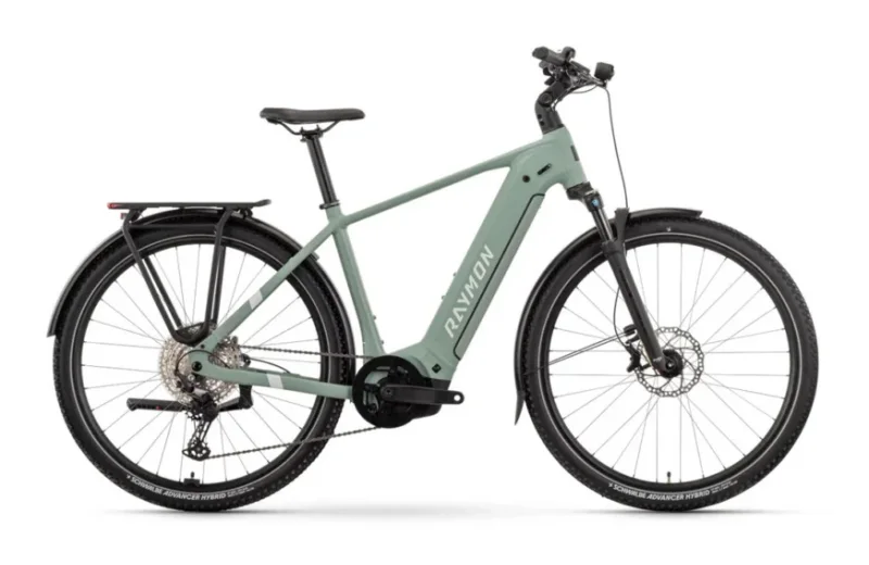 Raymon Tahona Pro High | Trekking E-Bike | 29" | 800Wh Bosch Performance CX | mint / cotton / violet Größe: 46 cm