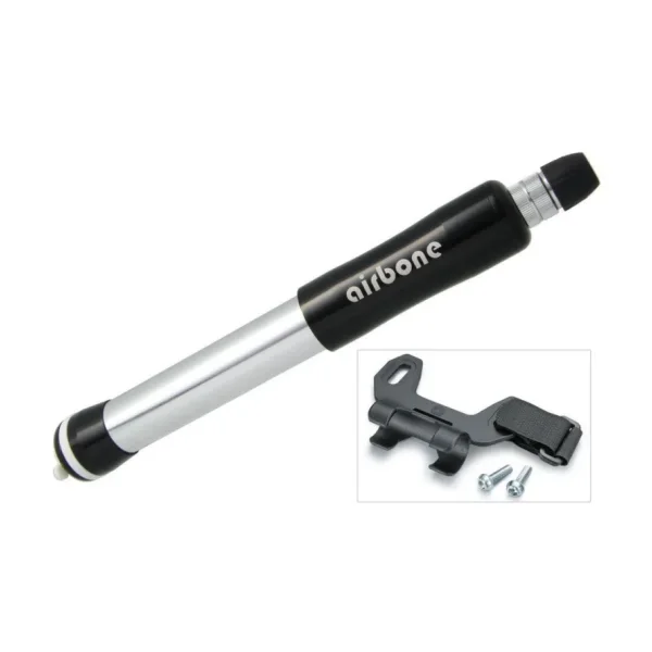 Airbone ZT-508 Mini Luftpumpe (210mm | inklusive Halter | AV/SV/DV | schwarz)