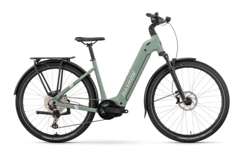 Raymon Tahona Pro Low | Trekking E-Bike | 29" | 800Wh Bosch Performance CX | mint / cotton / violet Größe: 44 cm